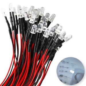 LED z Px Ce^LED 12Vp p}Eg zCg WI}d `bv Rt dԖ͌^ ͌^ ͌^d 20{ EH[zCg 5mm DIY 20mA 20CM