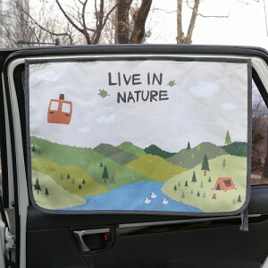 Ύ ԗpՌTVF[h J[e ? qEԂEybgp UVJbgh~ ? X`[t[hAp pJ[e Car SunShade (1) (Forest)