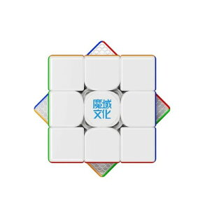 Moyu Super Weilong v2�A�}�O�l�b�g�L���[�u �X�e�b�J�[���X 3x3 �}�O���u �ȒP�^�[�� & �X���[�Y�{�[���R�A�o�[�W���� �f�U�C���͂�葬���v���t�F�b�V���i��(�}�O���u�o�[�W����)