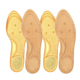 インソール 女性の冷え性 防寒あったか楽歩 ブーツ インソール 2足セット 22-24.5cmフリー