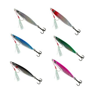 Spotlip 6pcs�Z�b�g���^���W�O�n�[�h�x�C�g�W�M���O�ނ胋�A 7g/10g/14g/17g/21g/25g/30g�{�[�g�C�ނ胋�A�[�Z�b�g (10g)