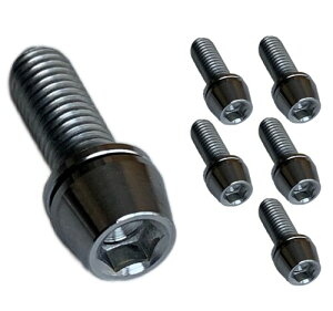 Roost �X�e���p�`�^���{���g M5 10mm ���b�V���[�t�� 6�{�Z�b�g ���]�� ���[�h�o�C�N Ti-6AL-4V GR5 64�`�^��