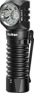 Wurkkos HD12 LED �w�b�h���C�g ���^ �y�� USB C �[�d��, 850���[����/�������Ԍ�/5�_�����[�h/IP68�h�o�h��/�A���~����/90°�p�x������ ���ɂ��郉�C�g ���邢 ��d�Ή� �h�Зp