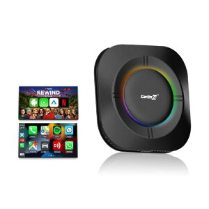 CarlinKit Tbox Ambient SE 4+64GB aibox CXCarPlay/Android AutoA_v^[ ڑ GPS YouTubeNetflixȂǂ̓Đ TF/SIMJ[h}\ LJ[vC/Android AutoڎԗɑΉ