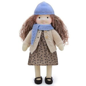 BlissfulPixie �E�H���h���t�l�` Waldorf Doll ����l�` - Juliet 30cm �_�炩�� ���̎q ���킢�� �ʂ������ �q�������ɍœK�Ȑl�`