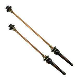 KCNC Grooving QR MTB Titanium Axle Hub Skewer, Black, KQR05-002BK, SK2240