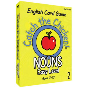 NOUNS Easy Level Catch The Chicken English Card Game �p�� �J�[�h�Q�[���q���p�ꖼ���t���b�V���J�[�h