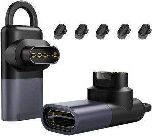 Garmin�K�[�~���p�ϊ��A�_�v�^�[�K��GarminApproach S70/ForeAthlete 945/Fenix/Instinct2 �p�ϊ��}�C�N�� �}���[�d �R���p�N�g �����^�ѕ֗� �ϋv�� ���S? Type-C�P�[�u���K�p venu sq 2�Ή�(�O���[|Type-C�p)