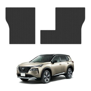 YORKNEIC 日産 新型 エクストレイル T33型 2022年から現行 ラゲッジ背もたれカバー 5人乗り 背面カバー 背もたれカバー 車種専用設計 バックマット 合成革材質 耐汚れ 防水 ブラック