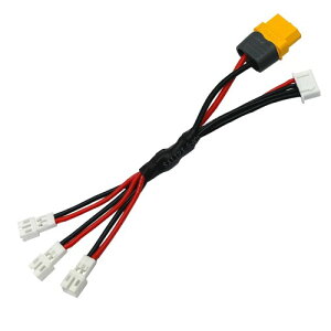 3X JST-PH2.0 zu XT60 Parallel Batterie Ladekabel 12cm f?r Mobula 6 7 Tinyhawk (2) M6D D6PRO SCX24 RC Auto Batterien mit PH2.0 Stecker