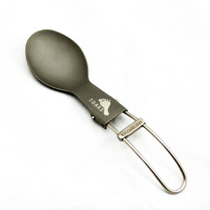 TOAKS�i�g�[�N�X�j SLV-07 Folding Spoon �`�^�j�E���t�H�[���f�B���O�X�v�[��