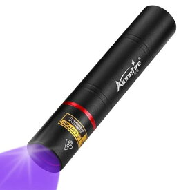 Alonefire SV16 5W 小型 紫外線 ブラックライト波長365nm USB充電式 UV LED ライト アニサキスライト ウッド灯検査 逆充電 ポータブル ステイン マネー ペット 尿検出器 釣り 鑑定 鉱物 真贋用 内
