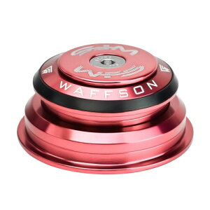 WFS HY713 1-1/8 to 1-1/2 Tapered Semi-Integrated Headset Set for Tapered Head Tubes - CNC Aluminum Alloy, Threadless, Sealed Bearings for Mountain Bike, City, Road Bikes, MTB & BMX, Rose Gold