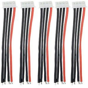 Yiqigou 5 PCS 15cm JST 2S 3S 4S 5S 6S �o�����X�v���O�I�X�o�X�o�[�������C���[�P�[�u��JST-XH�R�l�N�^�A�_�v�^���C���[ �o�����X���[�h�����P�[�u���R�[�h for RC���`�E���d�r (JST 3S)