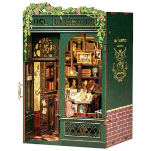 CuteBee -DIY �u�b�N�k�b�N �L�b�g-�h�[���n�E�X �L�b�g-�~�j�`���A �n�E�X �L�b�g-BookNook- �K�p�Ώ� ���S�� �e�B�[���G�C�W���[ ��l���� �a�����v���[���g ���� �R���N�V���� �A�[�g���[�N