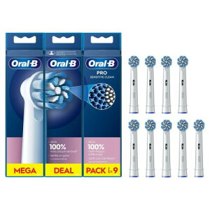 �u���E�� Oral-B �ւ��u���V �v���V���[�Y ���炩�ɍזуu���V PRO SENSITIVE CLEAN 9�{�� EB60-3+3+3