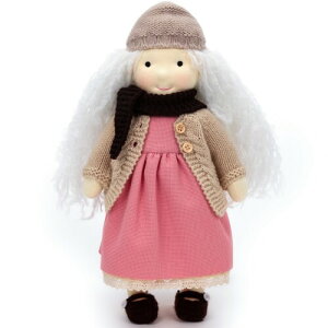 BlissfulPixie �E�H���h���t�l�` Waldorf Doll ����l�` - Lusia 30cm �_�炩�� ���̎q ���킢�� �ʂ������ �q�������ɍœK�Ȑl�`
