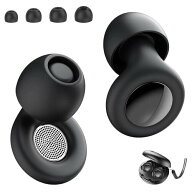 完全遮音耳栓安眠グッズ 騒音対策 睡眠用低減55dB耳栓 低減 ノイズキャンセリング 用イヤホン 仕事用/勉…