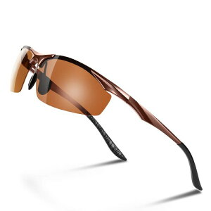 (Glazata) �Ό��X�|�[�c�T���O���X �Ό��O���X �E���y�ʃ��^�� UV400 ���O���J�b�g �h���C�u/�싅/���]��/��ނ�^�����j���O�^�S���t�^�^�] �u�u���E���v