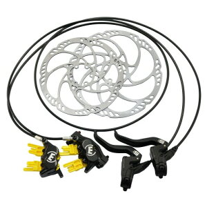 Magura MT5 4-Piston Post Mount Hydraulic Disc Brake Set w/ 180&203mm Rotor (F+R), MG2557