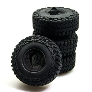 WR zC[p[c1.9C` 114mm r[hbNzC[S^C For 1 : 10 Axial scx10^~cc01 d90 d110 RCԃ^Cp[c felgen Tyre (4)