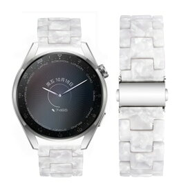 SEUER 時計バンド 樹脂交換ベルト 20mm クイックリリース 腕時計 ストラップ 軽量 防汗性 ステンレス鋼 展開クラスプ 装着簡単 全23色 (ホワイト 20mm)