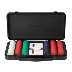 SLOWPLAY Godel �e�L�T�X�z�[���f���p�Z���~�b�N�|�[�J�[�`�b�v�Z�b�g, 300�� (�`�b�v�o�����[�\�L����), 43mm 12g, �h�C�c�����ϋv�|���J�[�{�l�[�g�`�b�v�P�[�X�t��