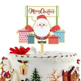 クリスマス ケーキトッパー merry Christmas ケーキトッパー クリスマスケーキ飾り ケーキデコレーション ケーキピック