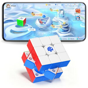 GAN i4 Leap �X�}�[�g�L���[�u 3x3 ���Z�p ���Γ��� �X�s�[�h�p�Y�� Bluetooth�ڑ� �X�}�z�A�� �S���ʃR�A ���C���� 72�i�K���� 10���}���[�d CubeStation�Ή� (�}�b�g)