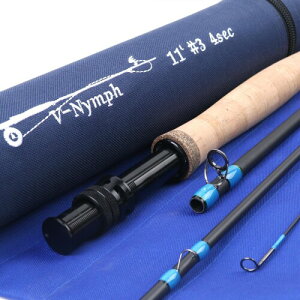 M MAXIMUMCATCH Maxcatch Nymph�t���C���b�h4�s�[�XIM10�����t���C�t�B�b�V���O���b�h�`���[�u������ (3weight 11ft 4Piece)