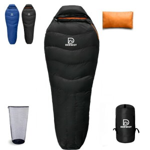 DERWAY �_�E���Q�� �~�p ���t�� (220*85cm) ���y�� ���C�h�o�[�W���� 680FP�t�B���p���[ -15[�x]�`8[�x] �R���p�N�g�Q�� �L�����v �n�C�L���O �I�[�g�L�����v �h�� �Ԓ��� �A�E�g�h�A�ً}�p (�u���b