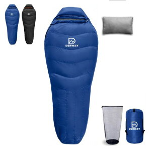 DERWAY �_�E���Q�� �~�p ���t�� (220*85cm) ���y�� ���C�h�o�[�W���� 680FP�t�B���p���[ -15[�x]�`8[�x] �R���p�N�g�Q�� �L�����v �n�C�L���O �I�[�g�L�����v �h�� �Ԓ��� �A�E�g�h�A�ً}�p (�u���[,