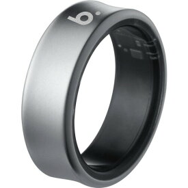 b.ring スマートリング G1 チタンモデル 健康管理 睡眠管理 AI分析 最長7日間持続 Android iPhone対応 ブリング 専用アプリ 超軽量 マット IP68 防水 歩数計 日本語取扱説明書/チタンシルバー US9