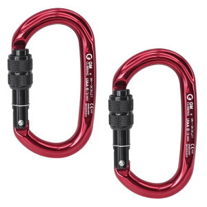 GM CLIMBING UIAA CE�F�� 24kN ���b�L���O�J���r�i �I�[�o���^ �q��@���̃A���~�� �o�R �N���C�~���O �r���C �A�[�{���X�g �c���[�N���C�~���O 3��ރ��b�N���� �X�N�����[���b�N 2����