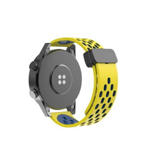 (YSuqiBB) ���v�o���h20mm 22mm ���E���ʋC�}�O�l�b�g�V���R���o���h�h���_����K�H��s�v�ȒP�����قƂ�ǂ̃X�}�[�g�E�H�b�`�ɓK�p�r���v�x���g (20mm, (2)�C�G���[+�u���[)