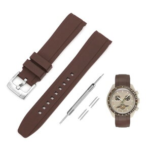 (Jumpsunfun) 20mm voh for Omega X Swatch Speedmaster MoonSwatch IKƃXEHb` Xs[h}X^[ [XEHb`p VRxg uE