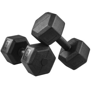 Yaheetech �_���x���Z�b�g �Œ莮 �w�b�N�X�_���x�� 2x10kg/8kg/7.5kg/6kg/5kg/4kg ����₷�� �g���[�j���O�p �z�[���W���E�G�N�T�T�C�Y�ɍœK �u���b�N