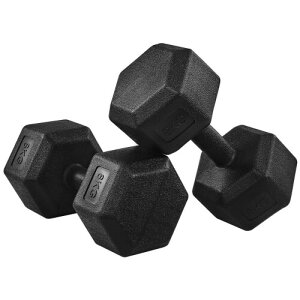 Yaheetech �_���x���Z�b�g �Œ莮 �w�b�N�X�_���x�� 2x10kg/8kg/7.5kg/6kg/5kg/4kg ����₷�� �g���[�j���O�p �z�[���W���E�G�N�T�T�C�Y�ɍœK �u���b�N