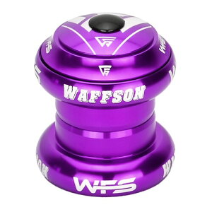 WFS NV.58 1-1/8 Inch Threadless Bike Headset - CNC Alloy, Sealed Bearings, for 34mm Head Tube, Includes Top Cap and Starnut, Purple