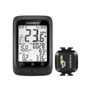 COOSPO BC107 TCNRs[^ GPS TCR CX ]ԃXs[h[^[ Bluetooth5.0&ANT+Ή Xs[h/PCfXZT[t ]/[hoCNp