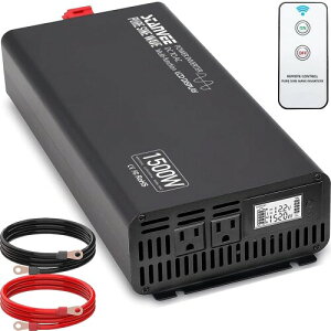 STANVEE Co[^[ 12V 100V 1500W ő3000W g 60HzRt ACRZg×2 pt@×2  J[Co[^[ ЊQ΍ hЗpi Lv AEghA