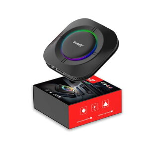 CarlinKit Tbox Ambient SE CXCarPlay/Android AutoA_v^[ ai box Android13.0VXe 4+64GB Qualcomm QCM6115 YouTubeNetflixȂǂ̓掋\ GPS LCarPlay/Android AutoڎԗɑΉ