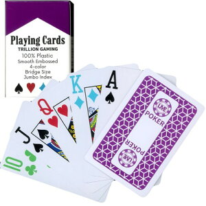 �u�J�W�m�������S��NO.1�vTRILLION GAMING Playing Card 4�F�g�����v �|�[�J�[�̃n���h���A�b�v�M�~�b�N�������� �W�����{�C���f�b�N�X �u���b�W�T�C�Y (COSMIC PURPLE)