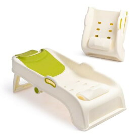 Beberoad 子供用シャンプーチェア 折りたたみ式 幼児洗髪椅子 ポータブル 滑り止め 調整可能 1歳から5歳まで 耐荷重(約) 40KG (グリーン)