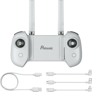 Potensic ATOM SE ���M�@�{�� 1�� + �[�d�P�[�u�� 1�{ + �f�[�^�]���P�[�u�� 3�{�i3��ރw�b�h�t���j