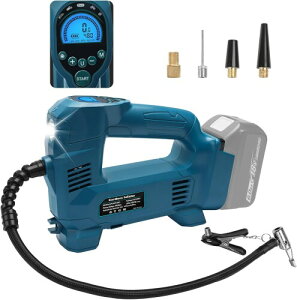 Waitley �}�L�^�݊���C����18v ��/�o�C�N/���]��/�����֗p �ő�160PSI 1034kpa LCD�f�W�^���\�� ������~�@�\