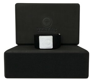 Teeyar KubN(KԂ) 2Zbg |[Y̕⏕ {̍x220g (23x15x7.2cm) 184cm KXgbv(Kxg) (Yoga block strap set) (ubN, 23x15x7.2cm)