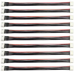 Yiqigou 10 PCS 15cm JST-XH 2S 3S 4S 5S 6S�o�����X�v���O�I�X�o�X�o�[�������C���[�P�[�u��JST-XH�R�l�N�^�A�_�v�^���C���[ �o�����X���[�h�����P�[�u���R�[�h for RC���`�E���d�r (5S)