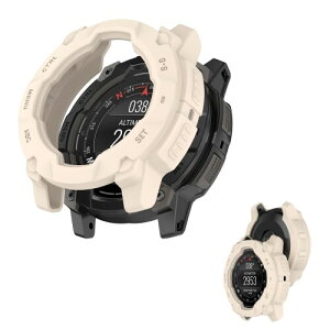 Garmin Instinct 3 50mm p P[X یJ tB یP[X ی Jo[ TPUf Sʕی ^ ȒP ϏՌ ߗ Jo[ Ռz ANZT[ (X^[Cg)