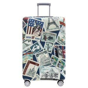 TRAVEL KIN Travelkin X[cP[XpוJo[ TsaF X[cP[XJo[veN^[ 18-32C`̉וɃtBbg, X^v, M(22-25inch suitcase)
